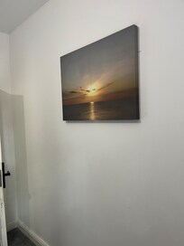 No tv instead we had this picture to look at all night !