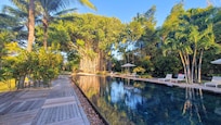 One of the satellite pools around a group of rooms