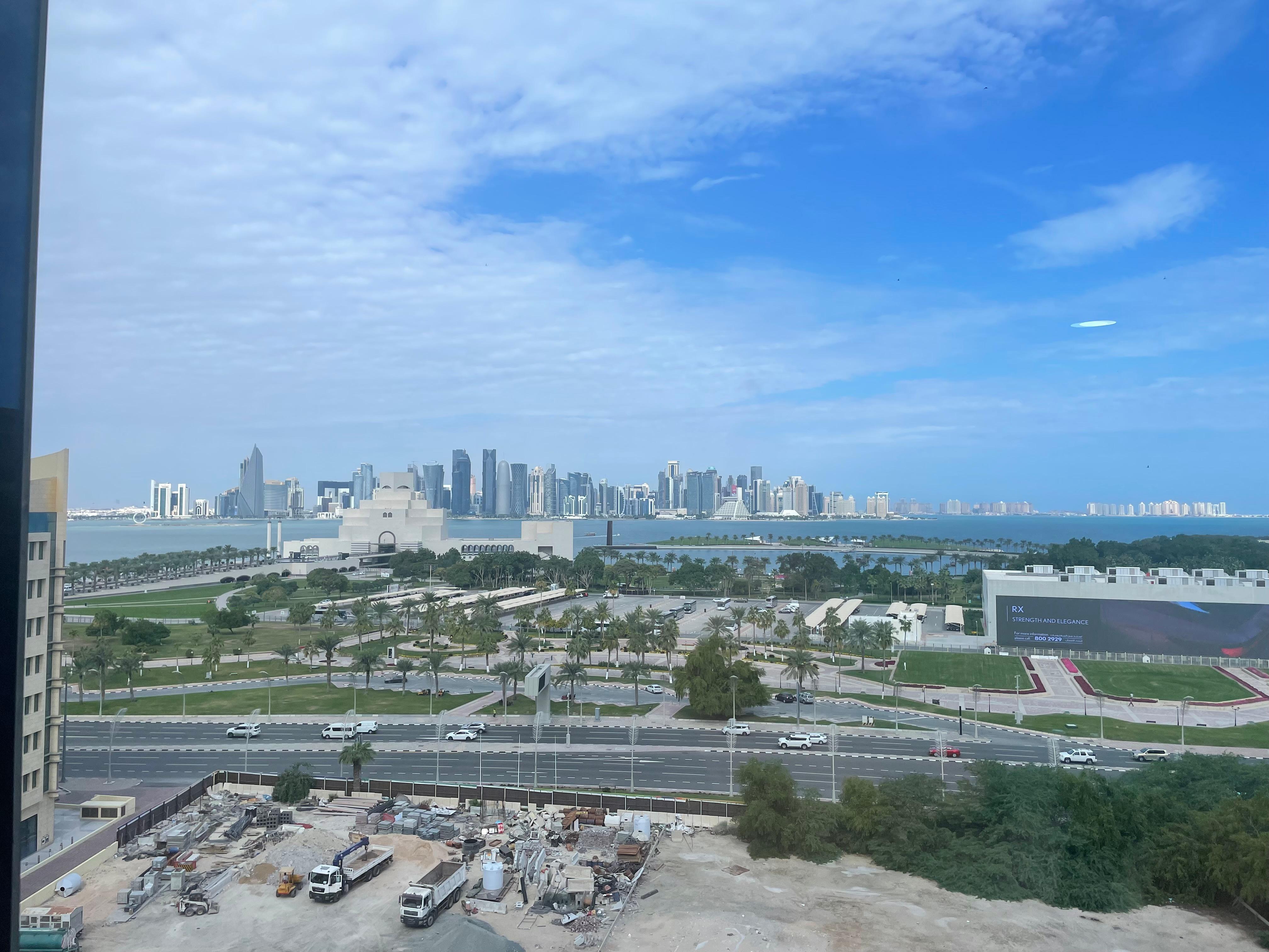 Corniche view from the 8th floor