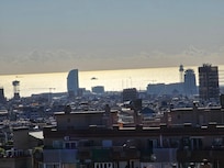vista desde la piscina