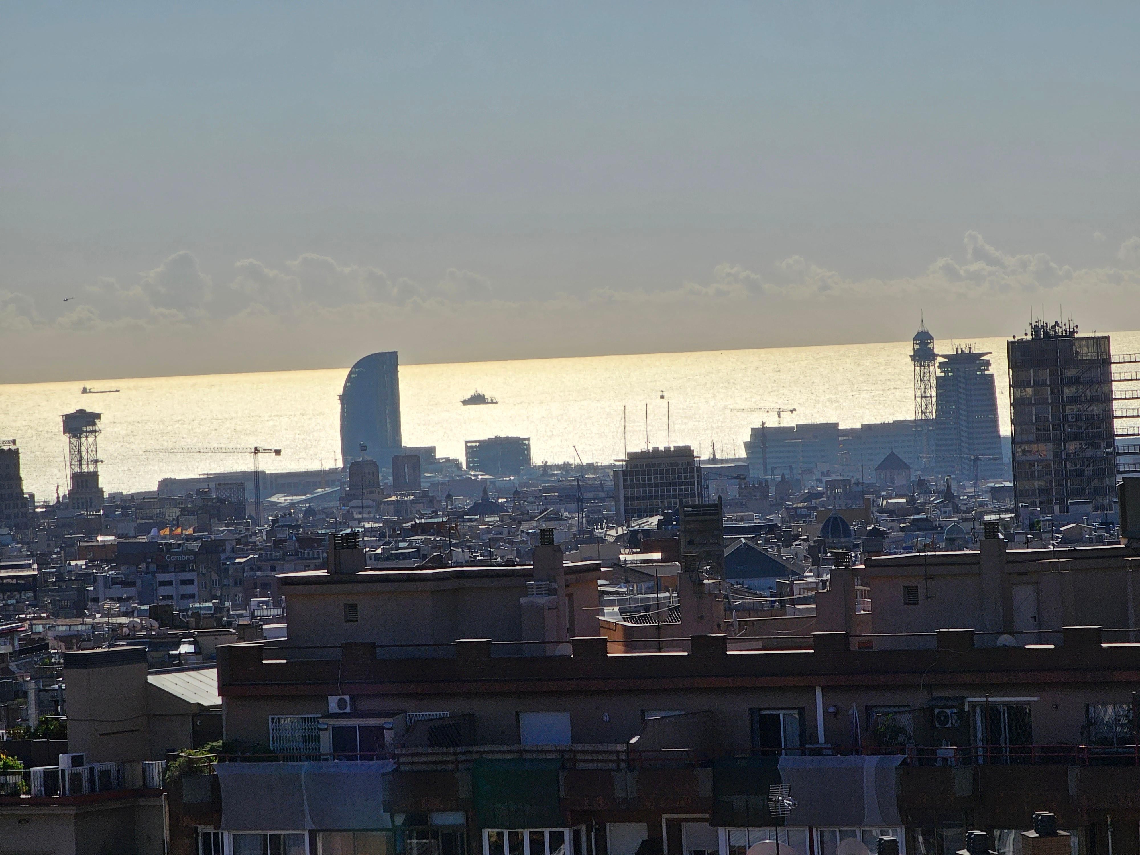 vista desde la piscina