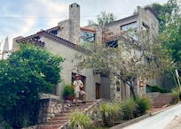 Outside