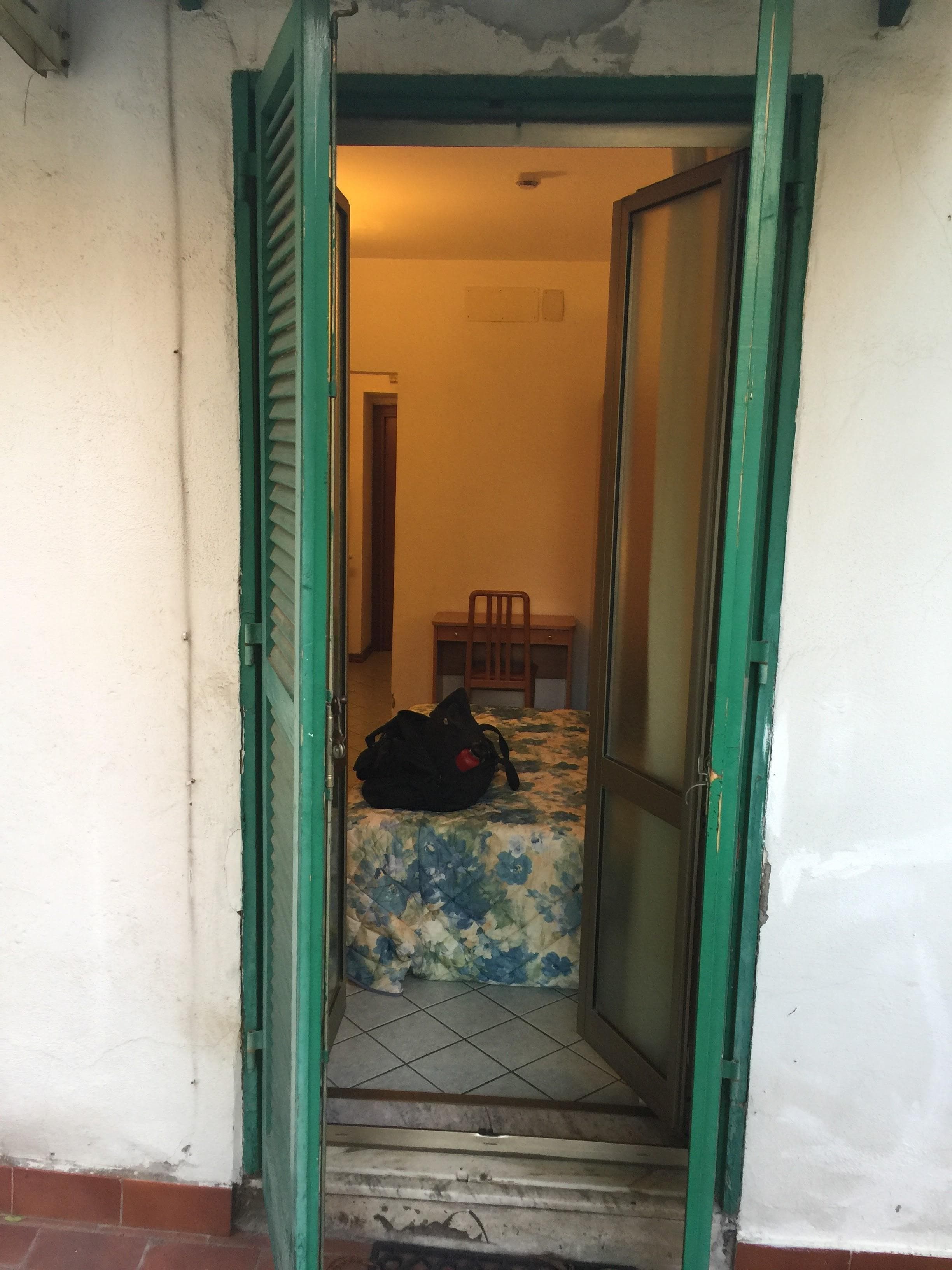 A view into the room from terrace