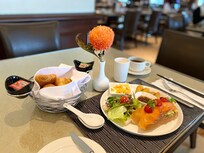 套餐式的早餐,很舒服的服務。