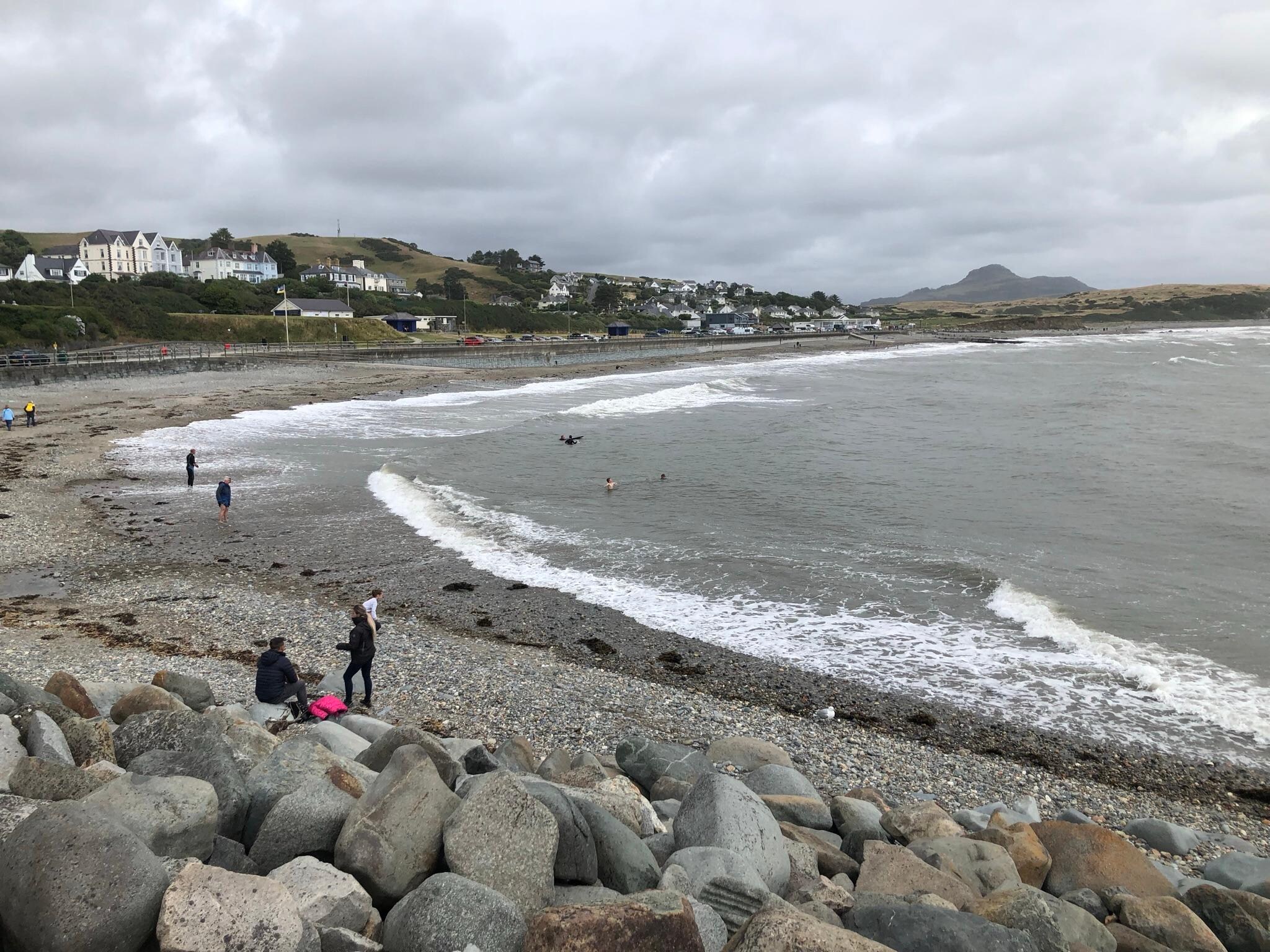 Criccieth beach