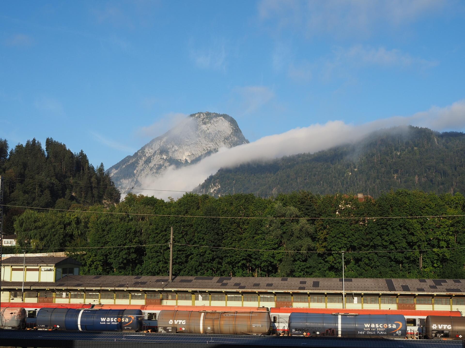 Der Blick aus unserem Zimmer.