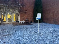 BBQ's ready to go at the "designated smoking area"
Not pictured, sketchy people loitering with beers and weed.