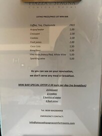 Room Menu