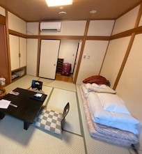 Une partie de la chambre de style japonais