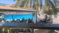 Pool view from our balcony