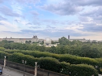 Vista hacia el Louvre