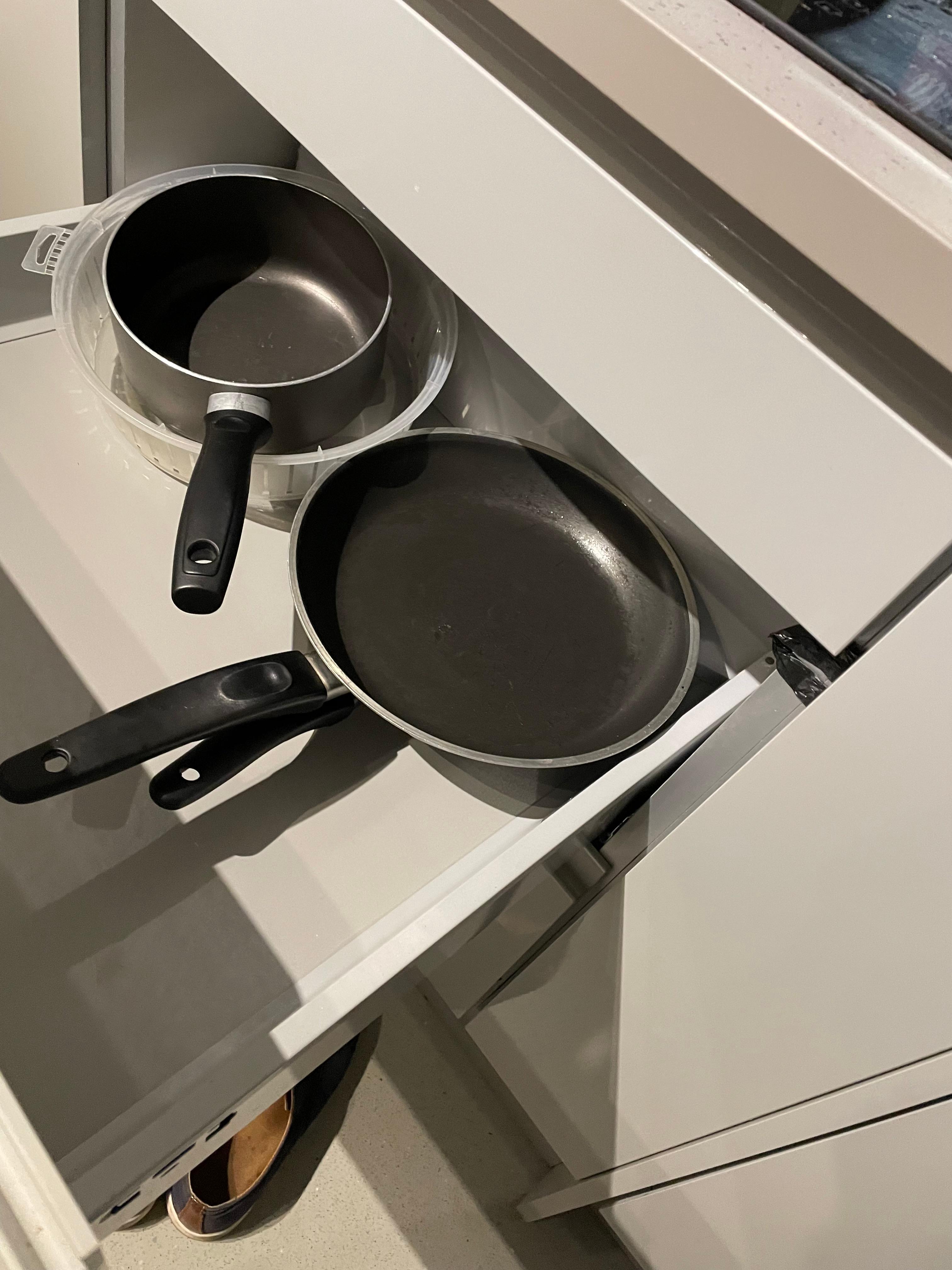 Pans think you would need utensils to use them 