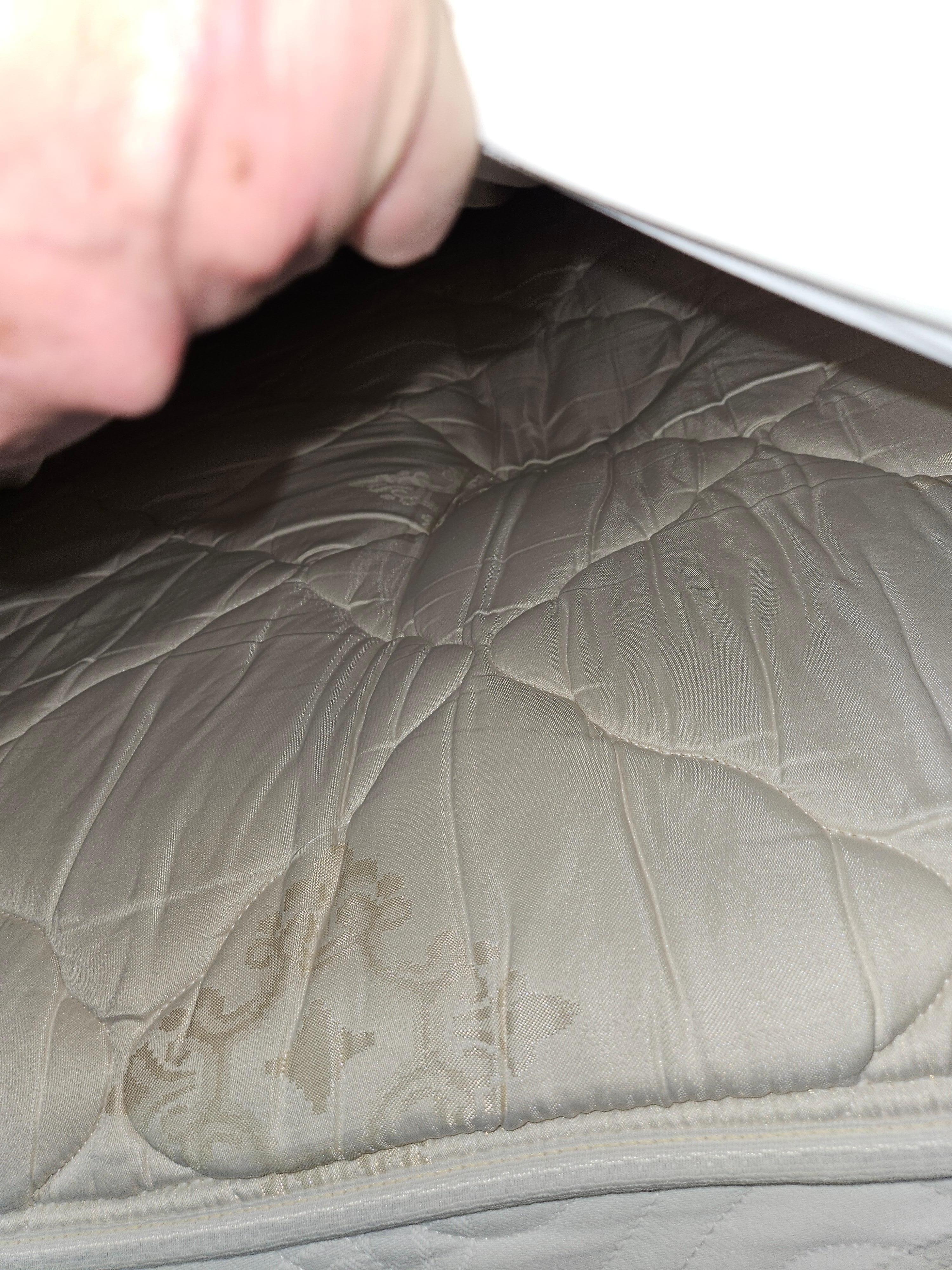 Sink hole in mattress
