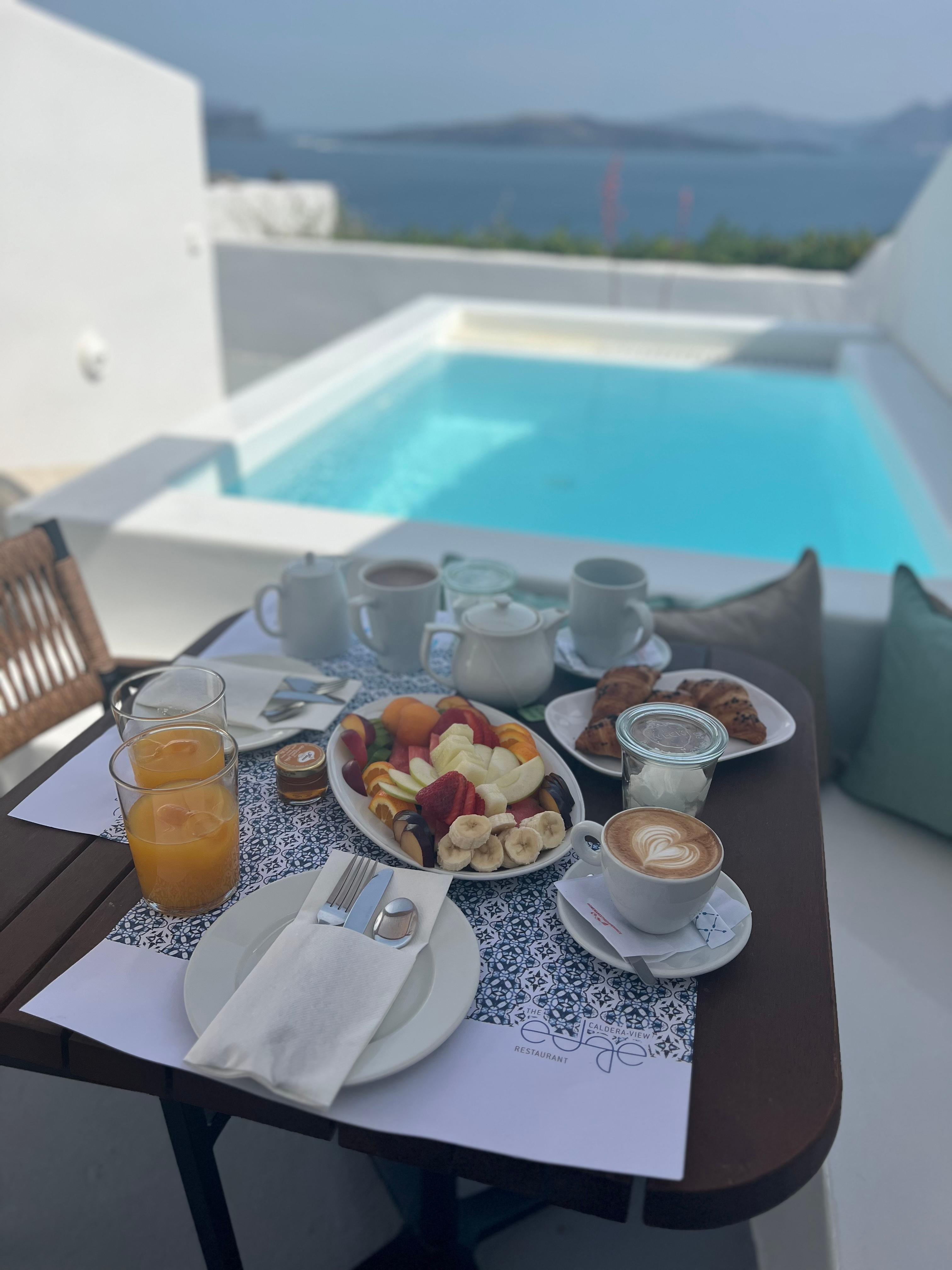 Breakfast with a view