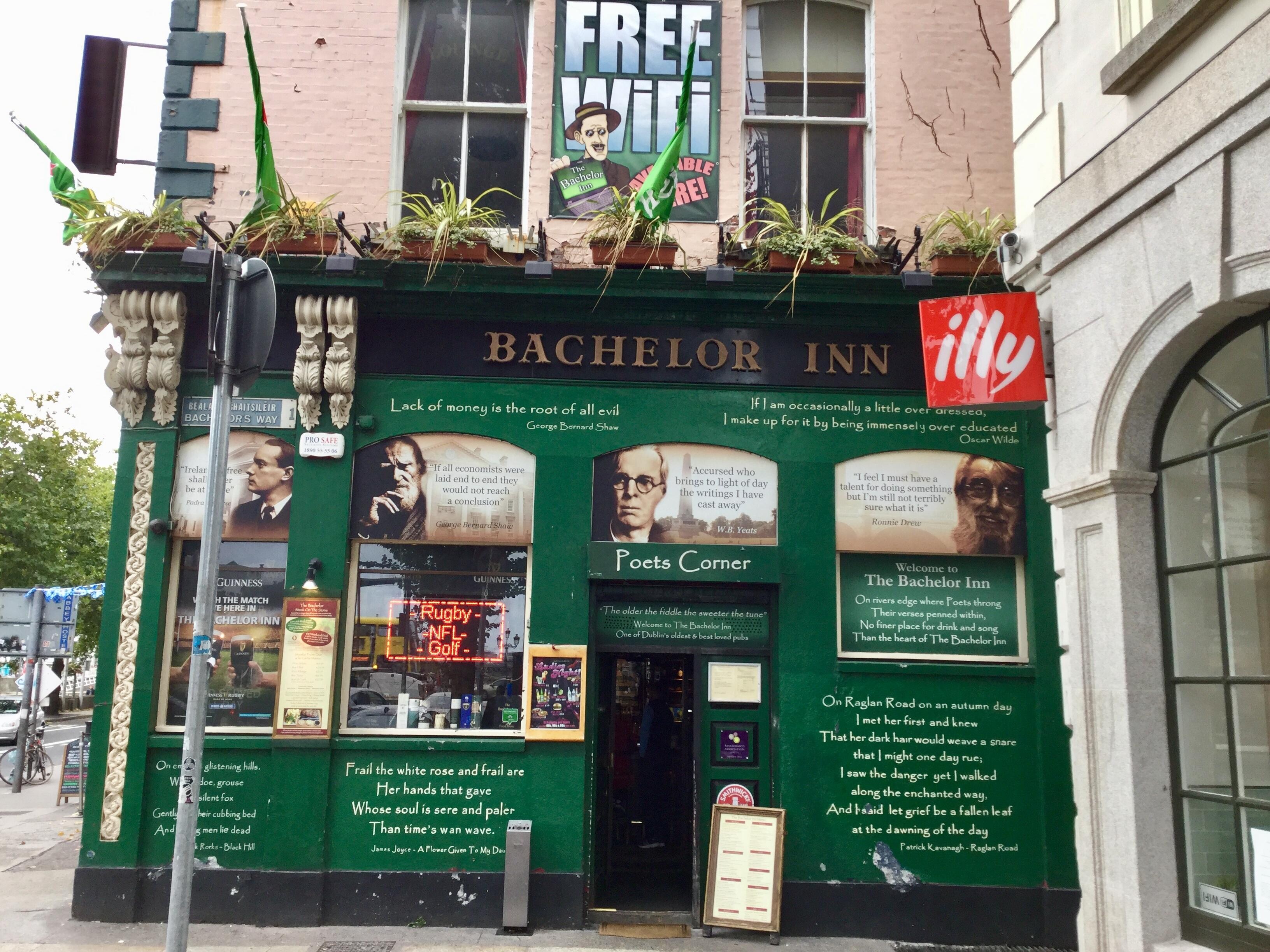 Across the bridge from Temple Bar