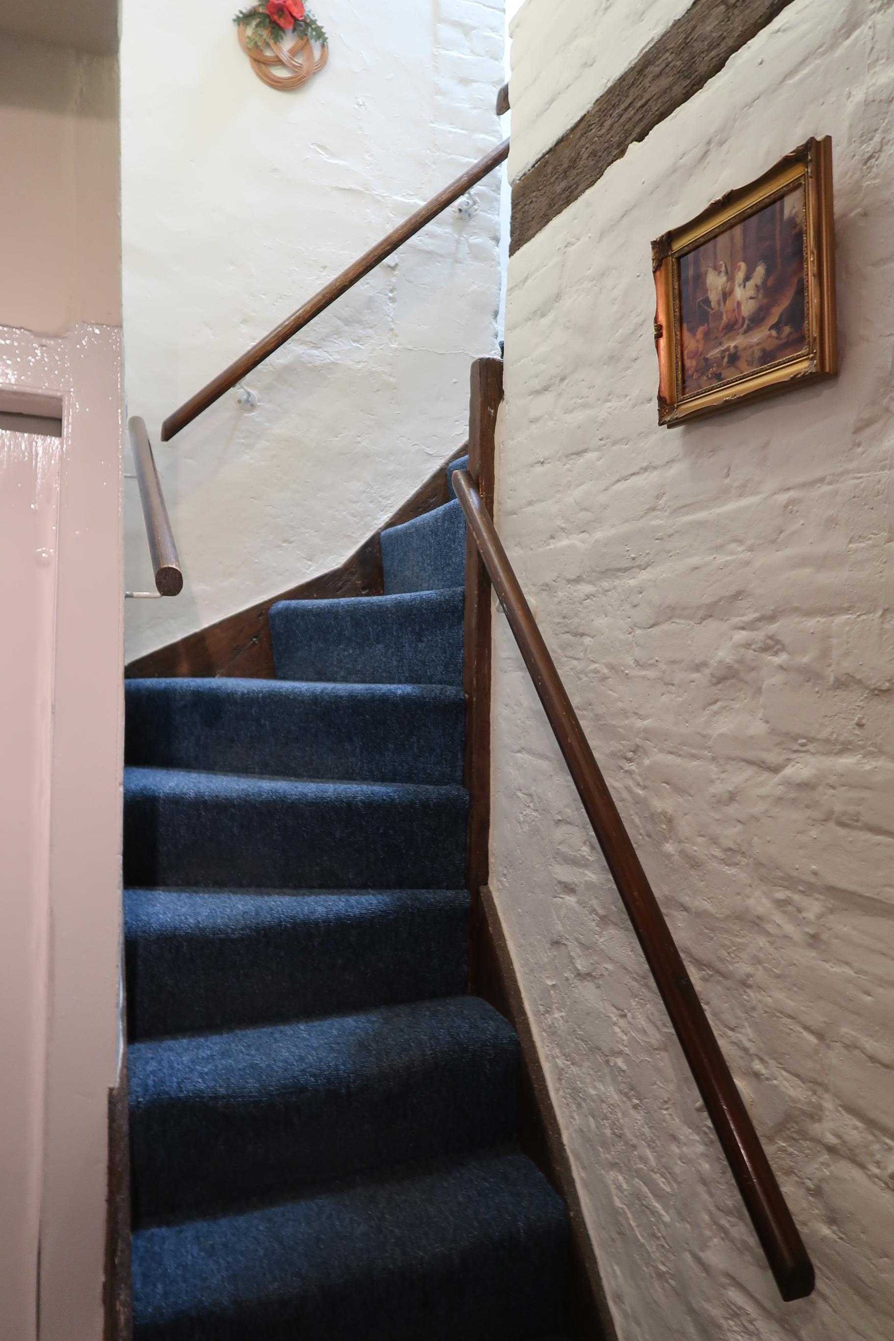 Steep stairs to the Little Maid's Room