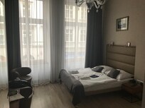 Clean, comfortable room views onto the street and main square 20 metres from main square.