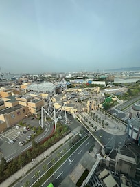 Vista do meu quarto para o parque