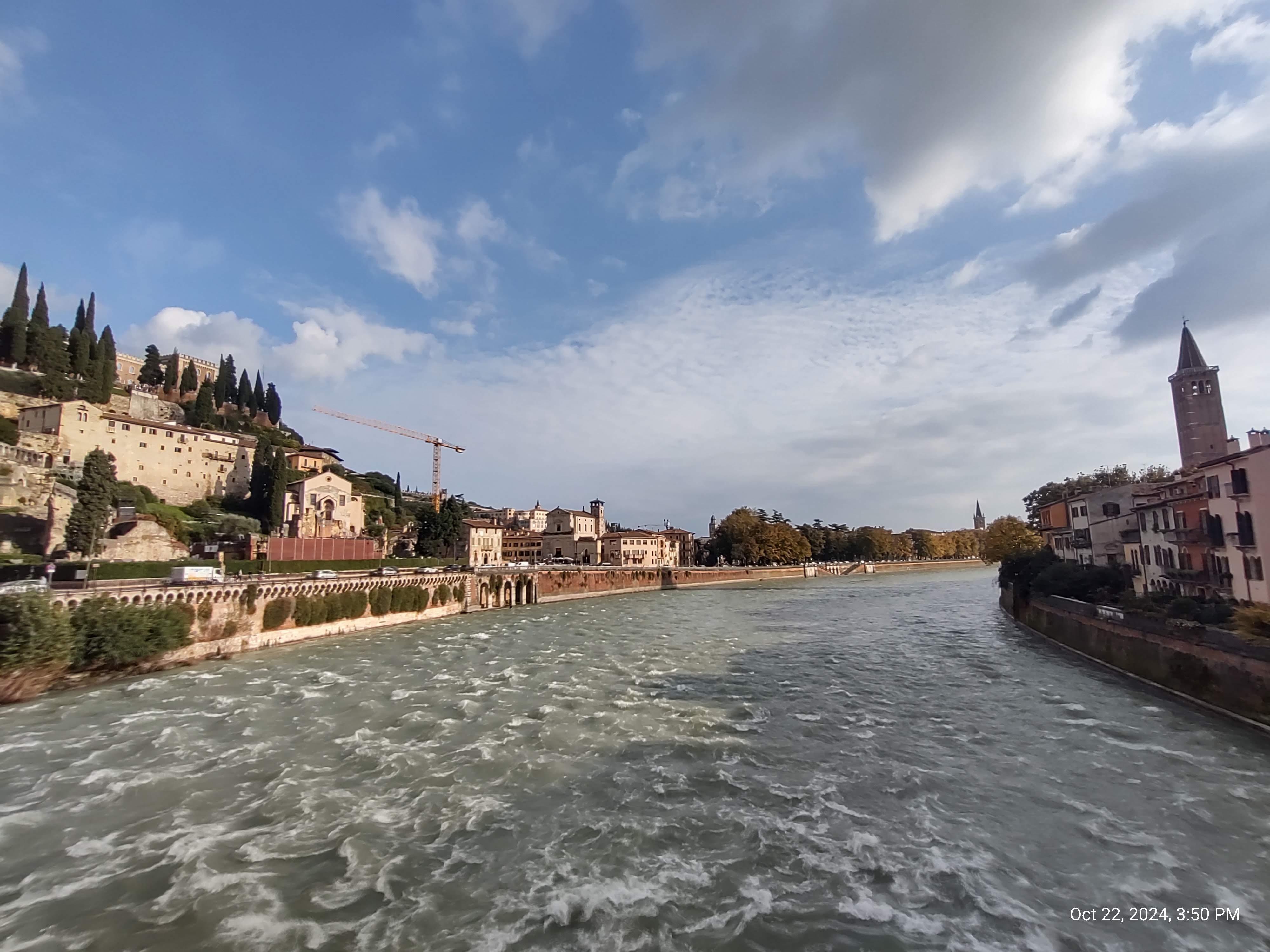 Adige River from the Ponte Pietra