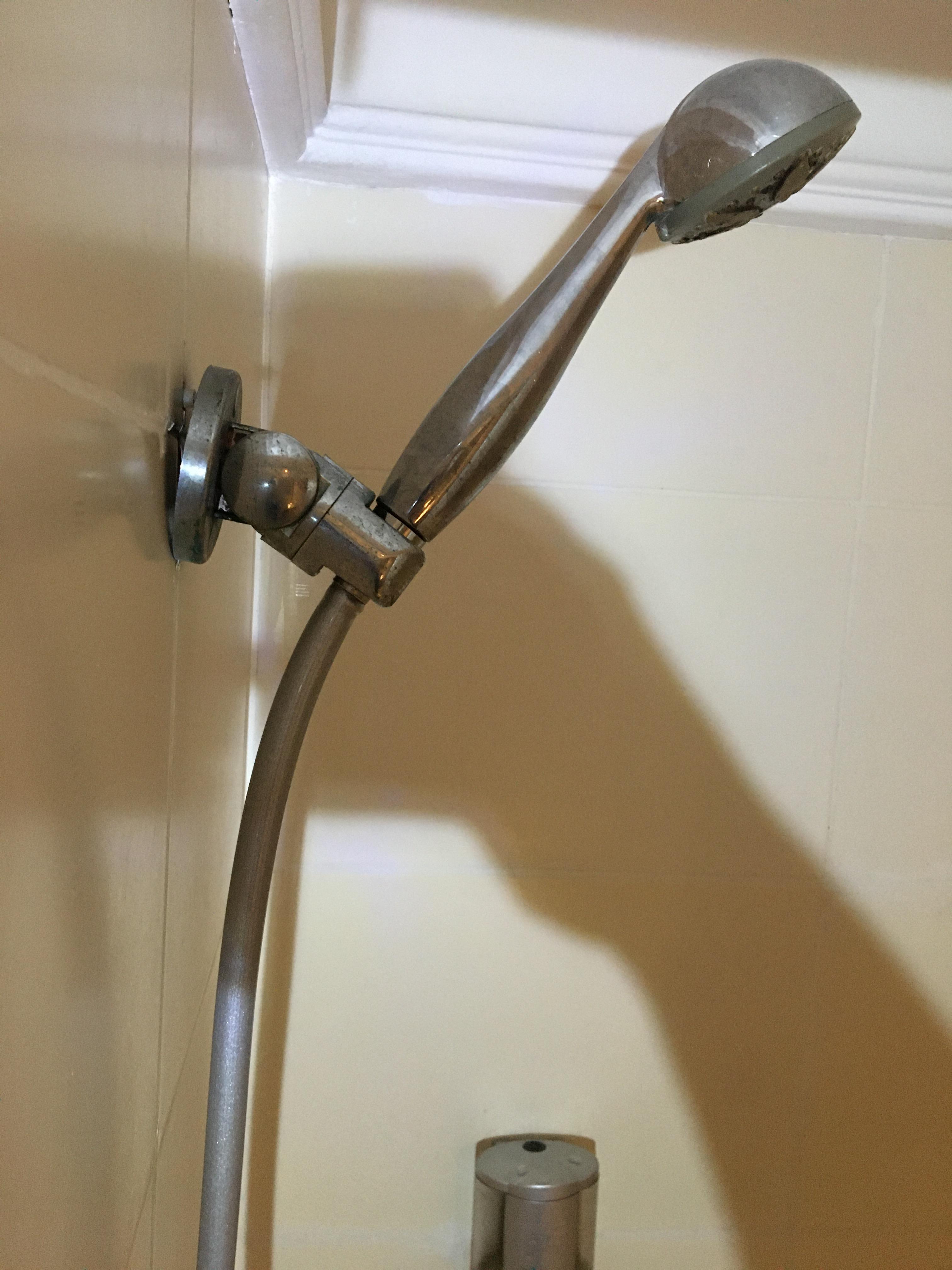 Broken shower head