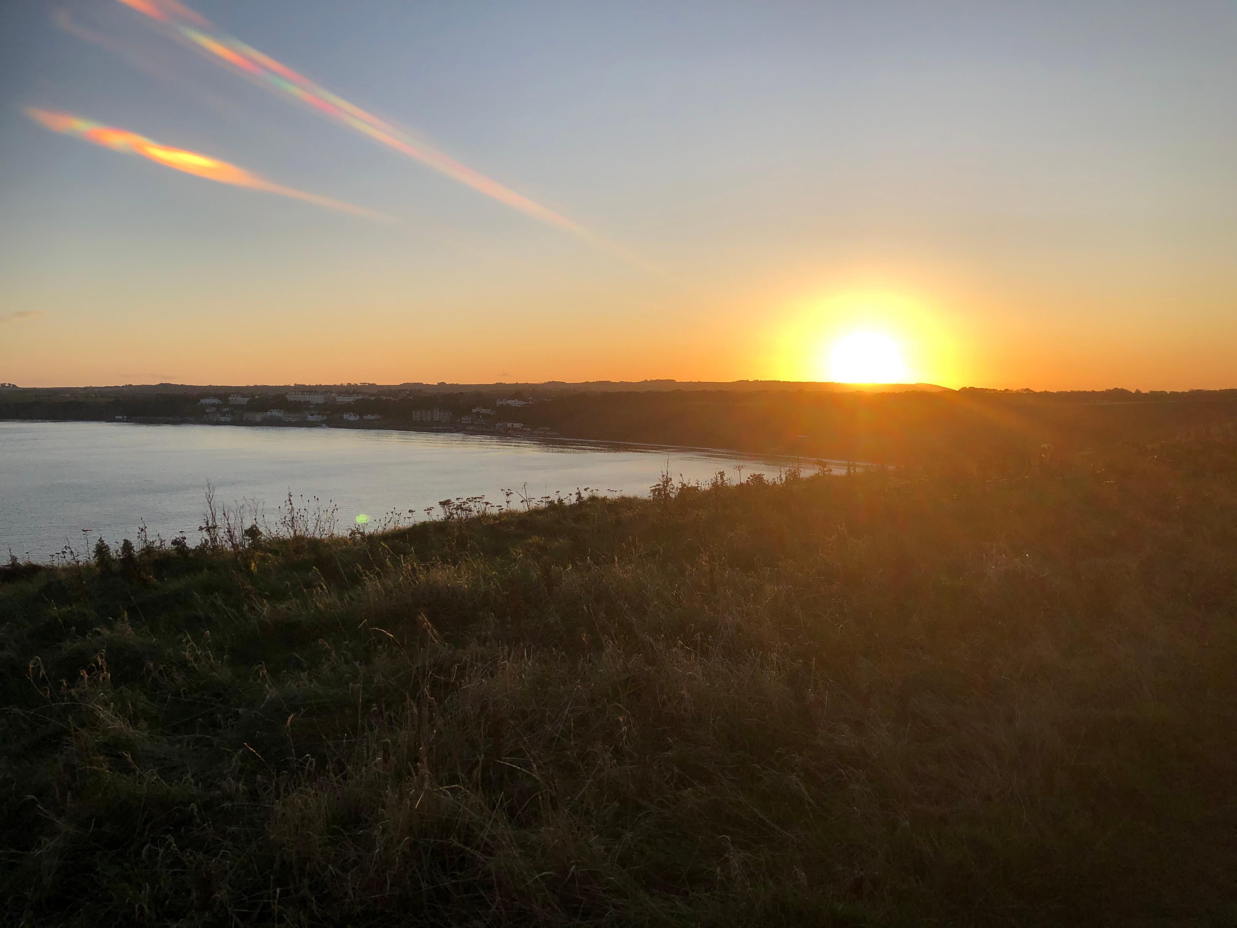 Sunset from Filey Brigg.