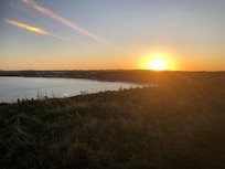 Sunset from Filey Brigg.