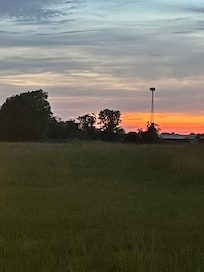 Outside our room on last night