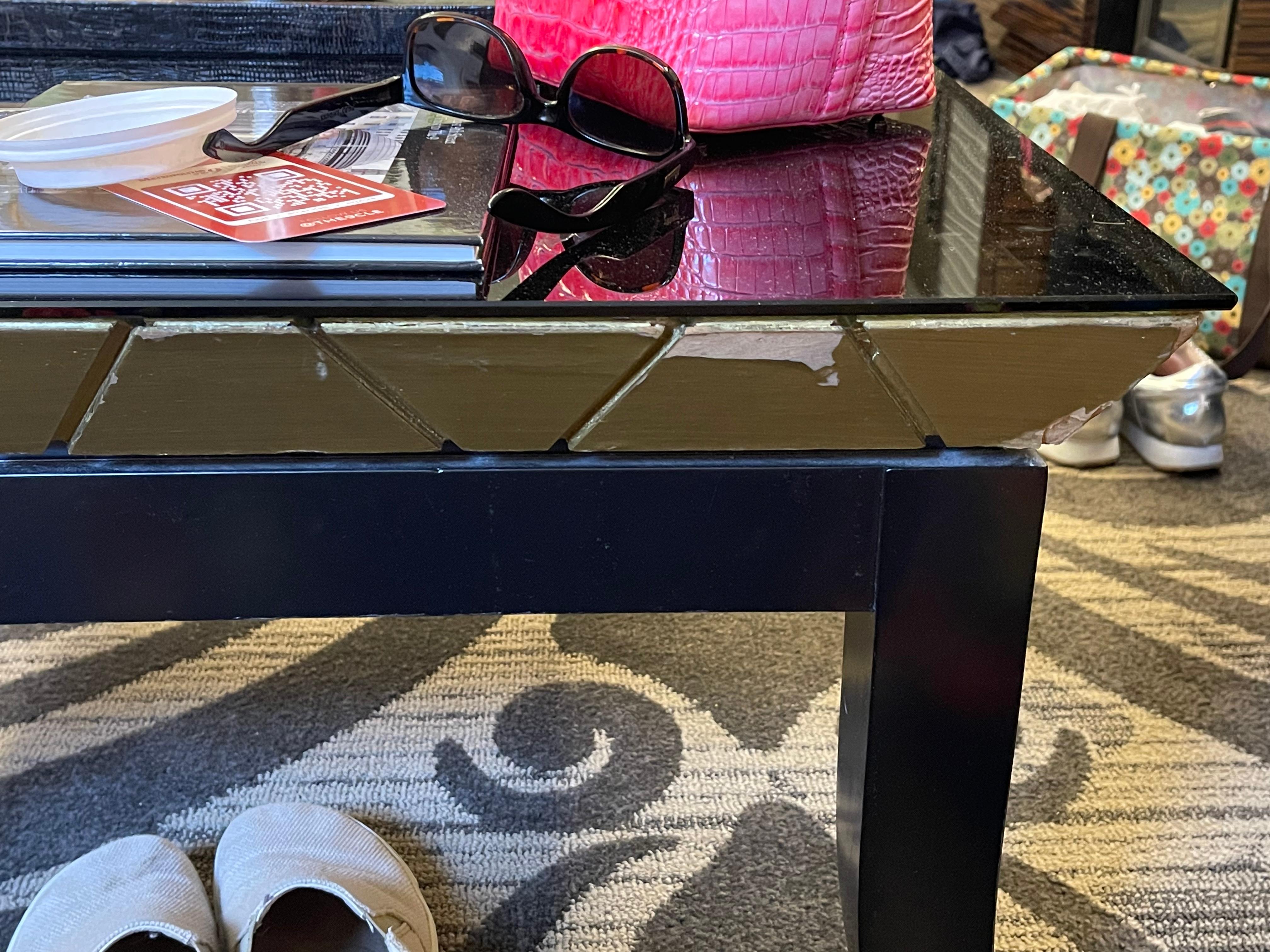 Very worn coffee table