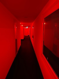 Hallway at night