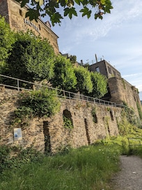 Hotel perched on castle foundations