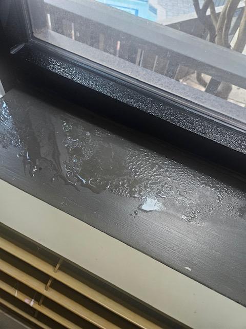 standing water from airconditioner