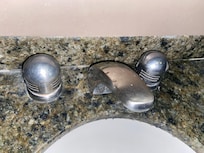 Dirty faucets.