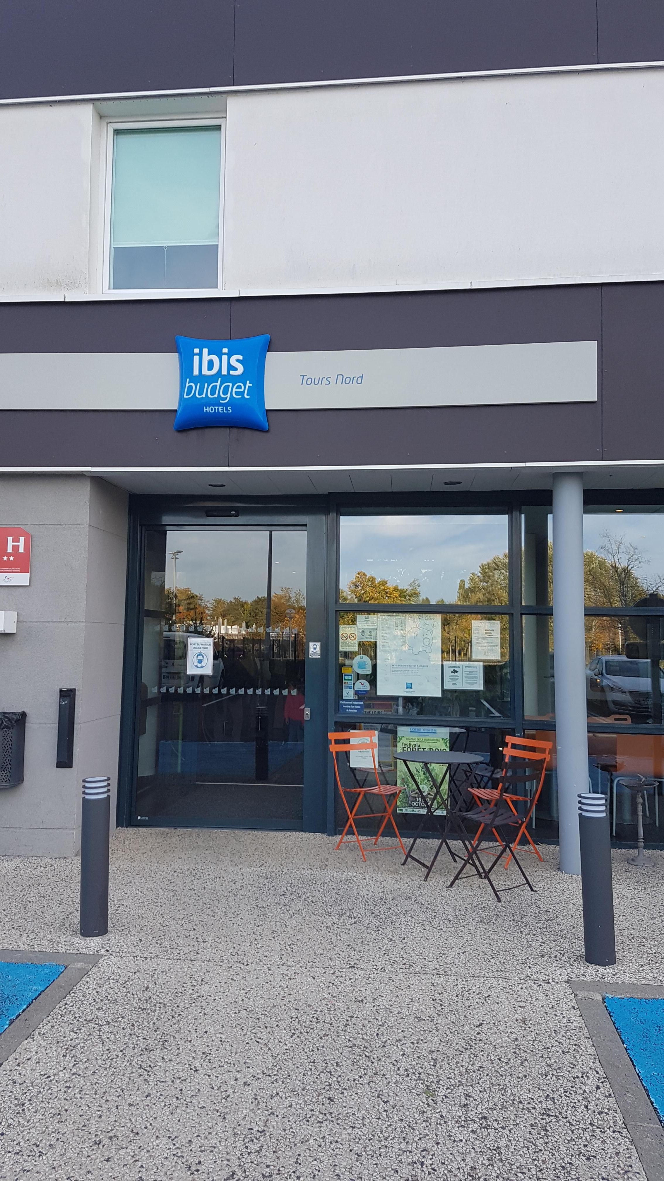 Eingang des Ibis Budget Tours-Nord