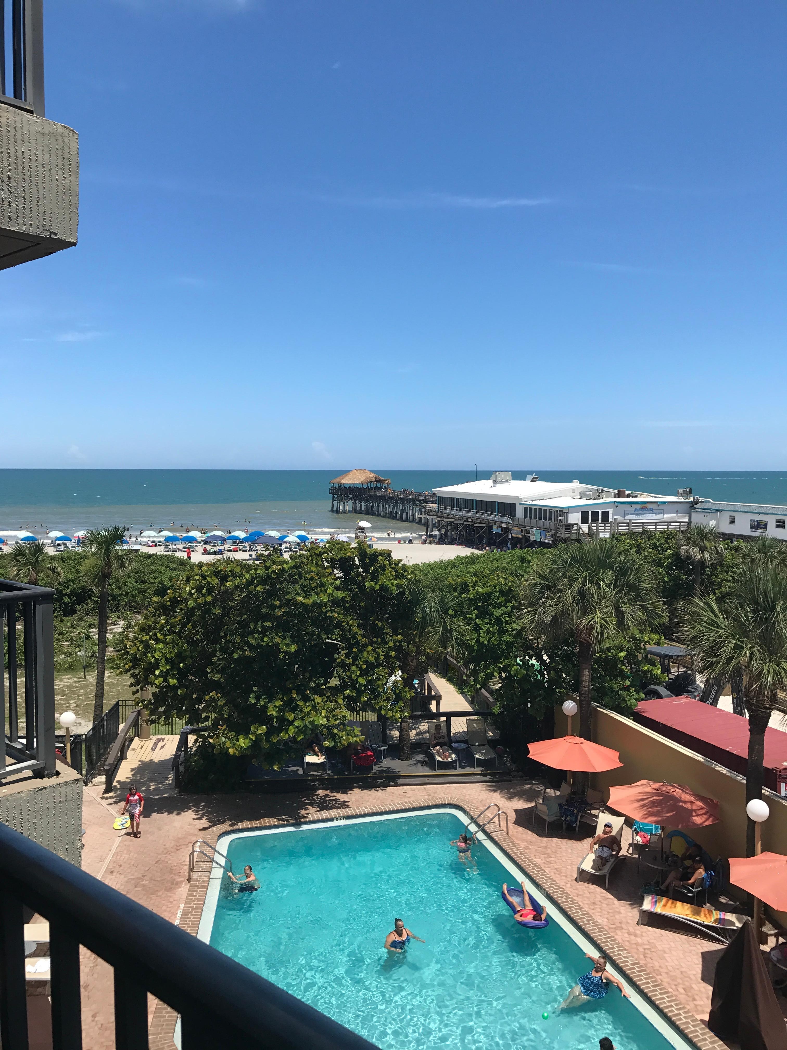 View from our room on the 4th floor