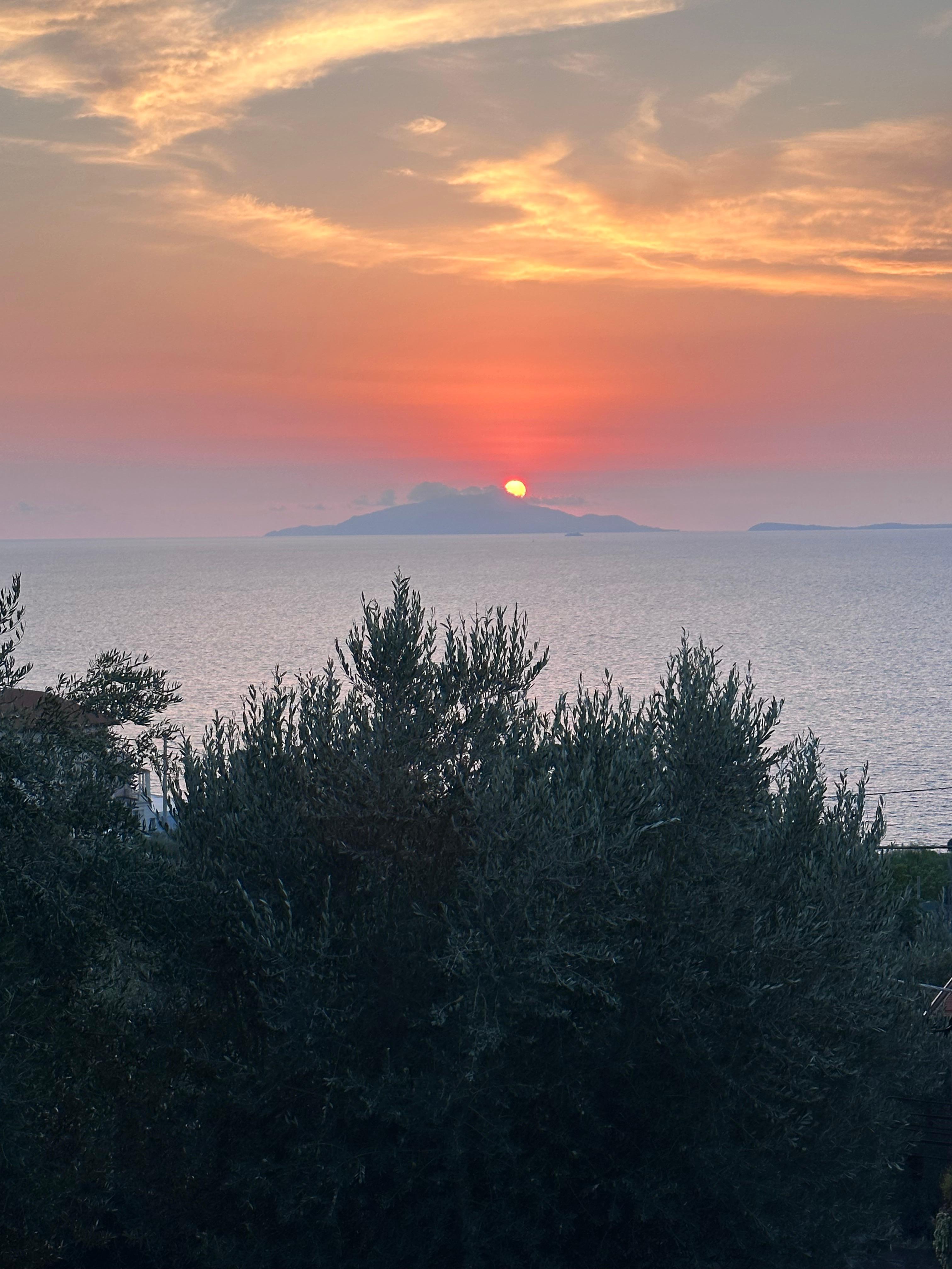 Sunset from balcony 