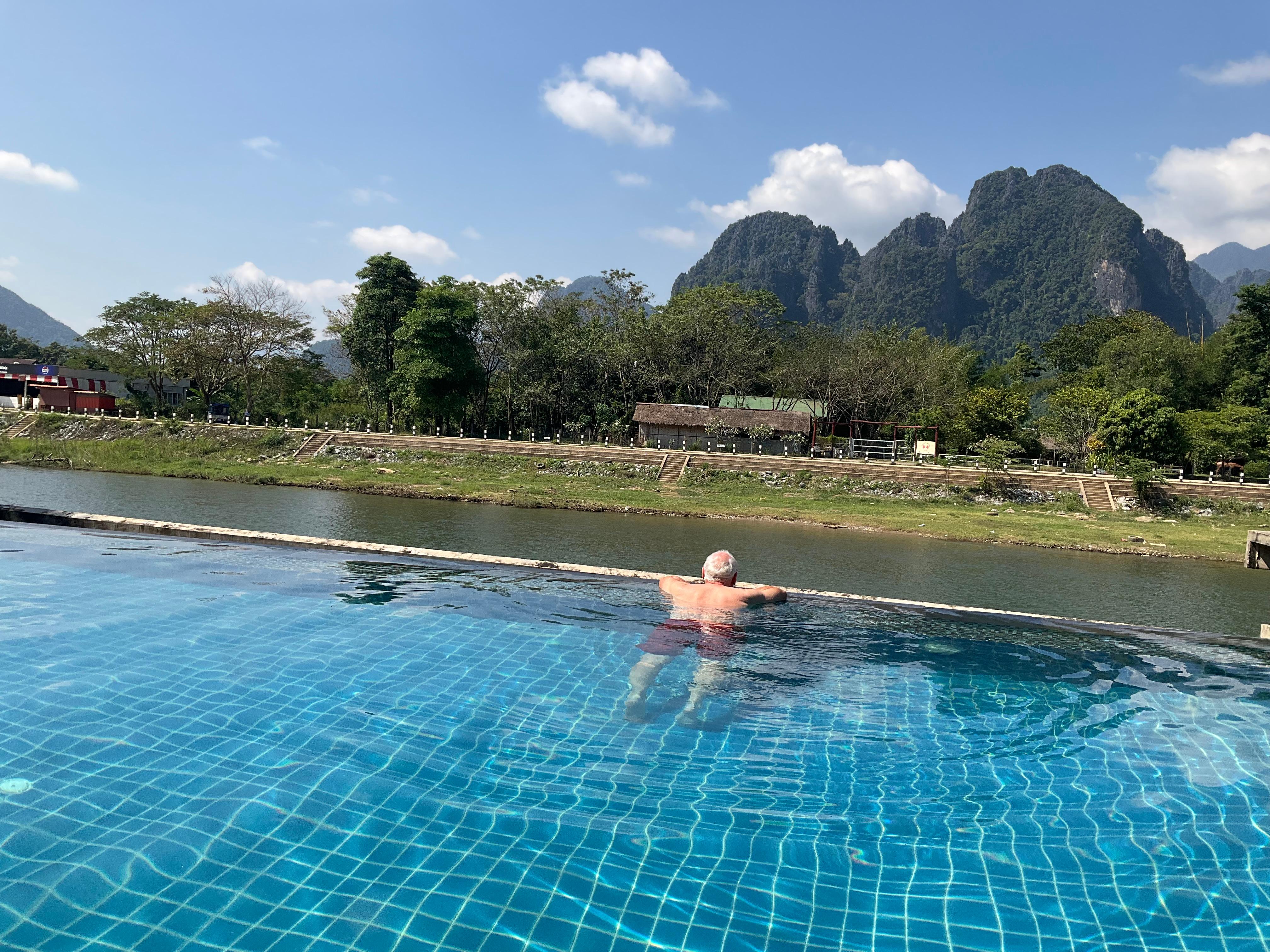 Pool with a view