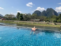 Pool with a view