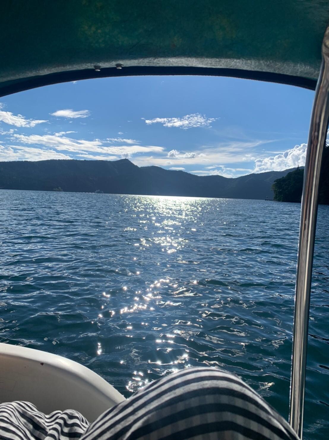 芦ノ湖のスワンボート、愉しかった。