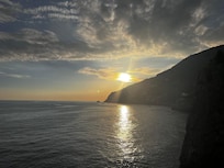 Sunset off deck from our room