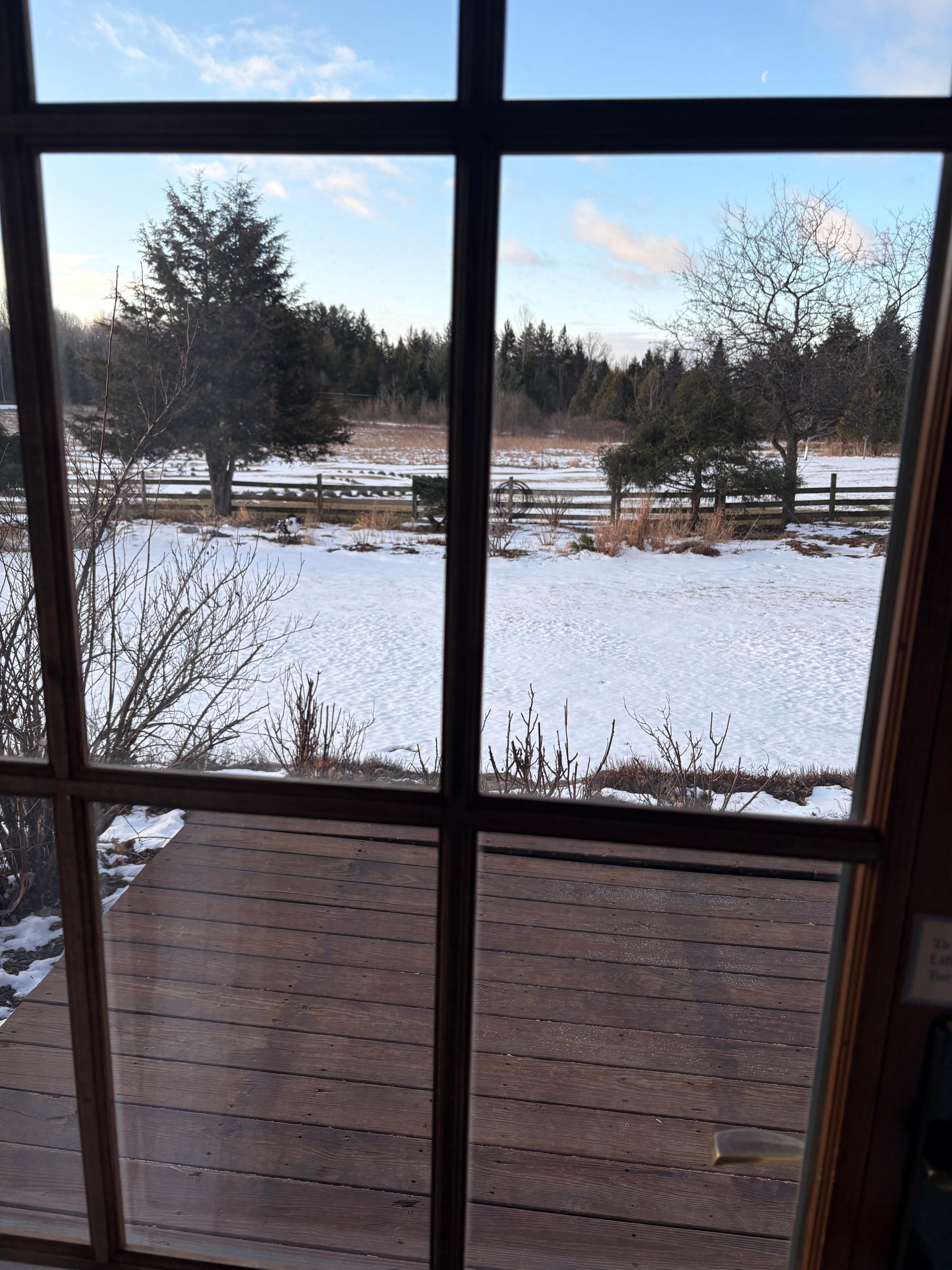 View of the porch (Stables suite)