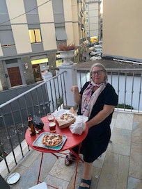 Pizza from local shop
