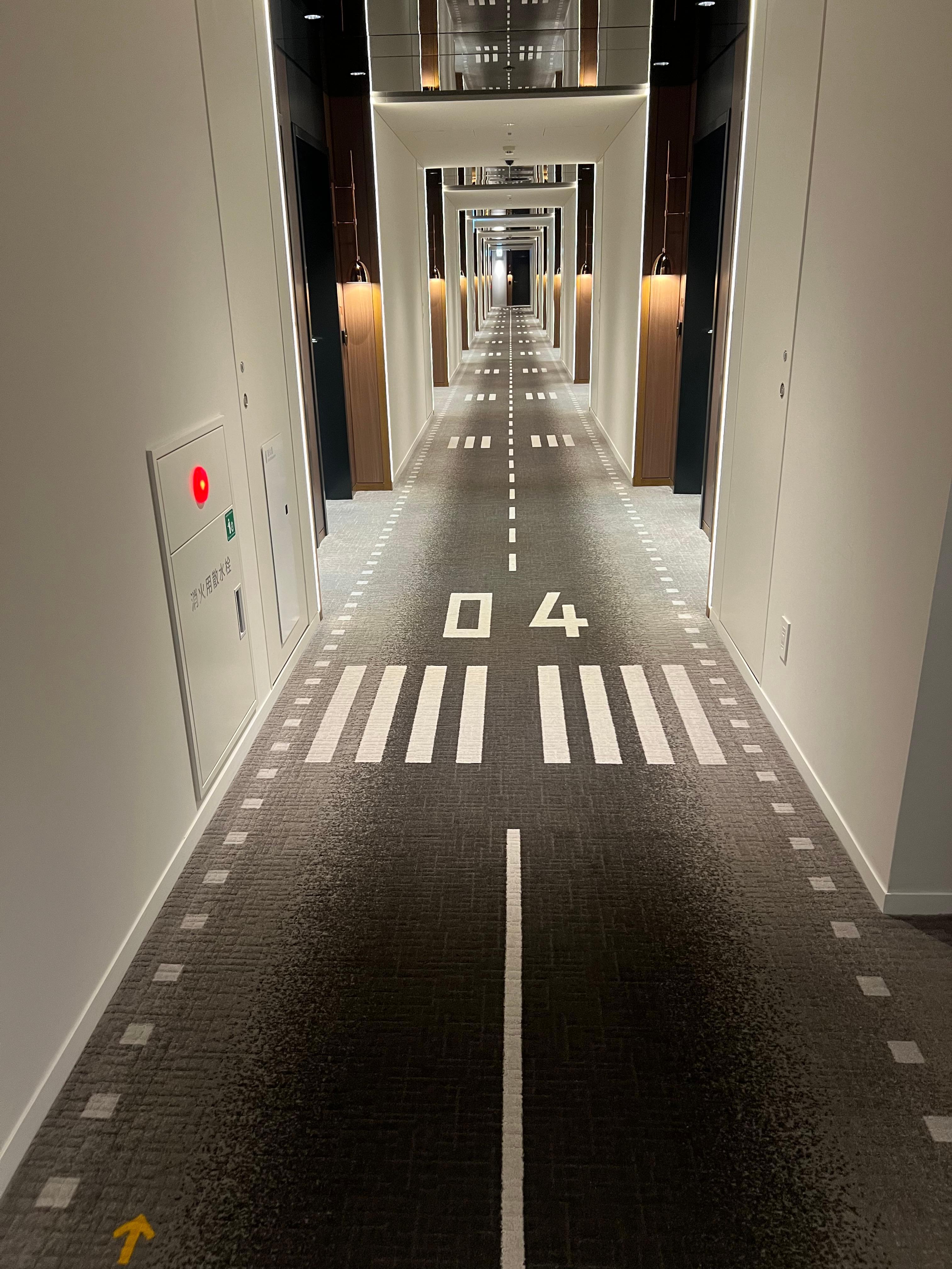 Adorable Hallway! ✈️