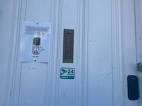 Wrong instructions on main door