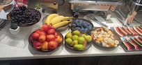 Masse deilig frukt i frokost salen.