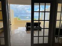 My room terrace, overlooking the sea.