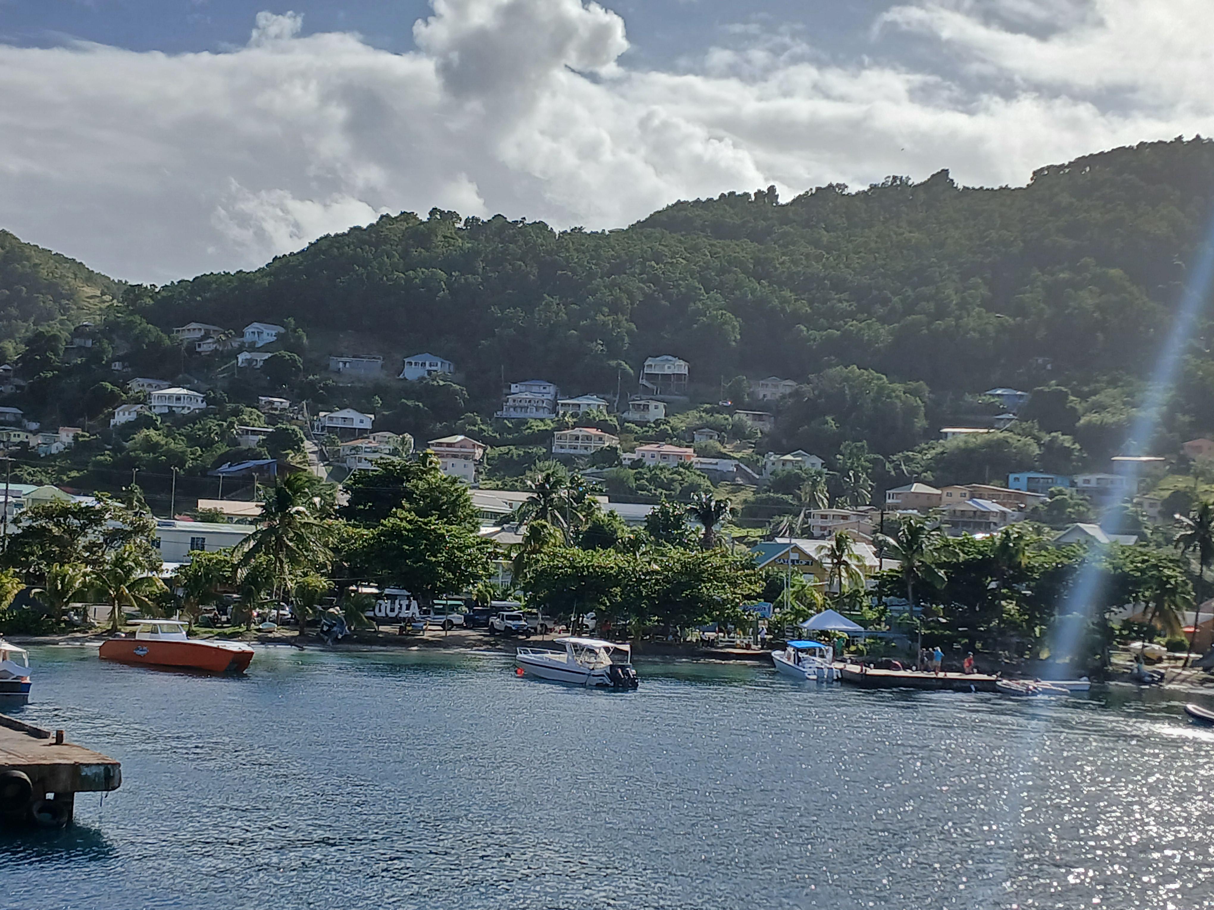 A view from the harbor