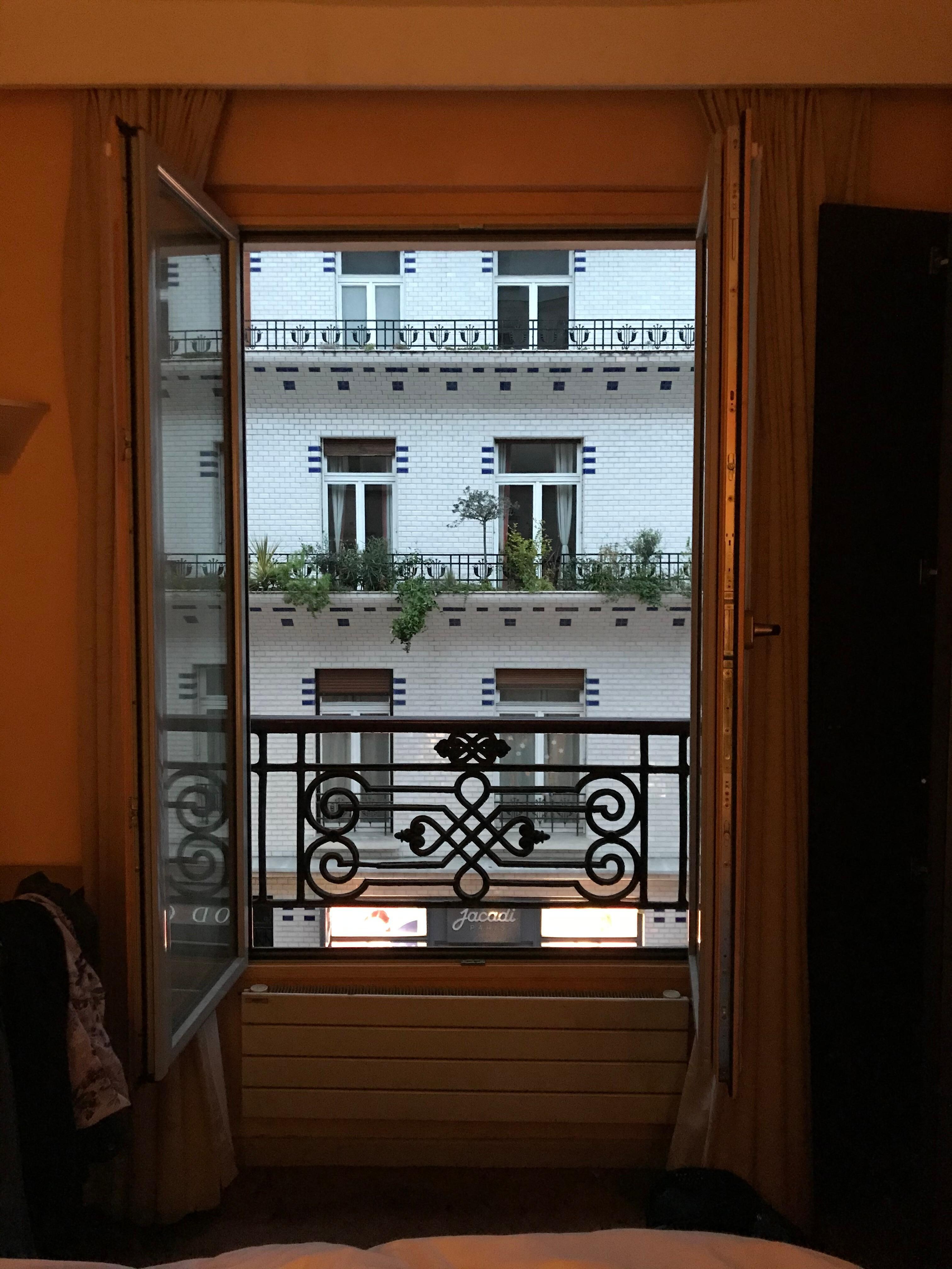 French balcony in our room