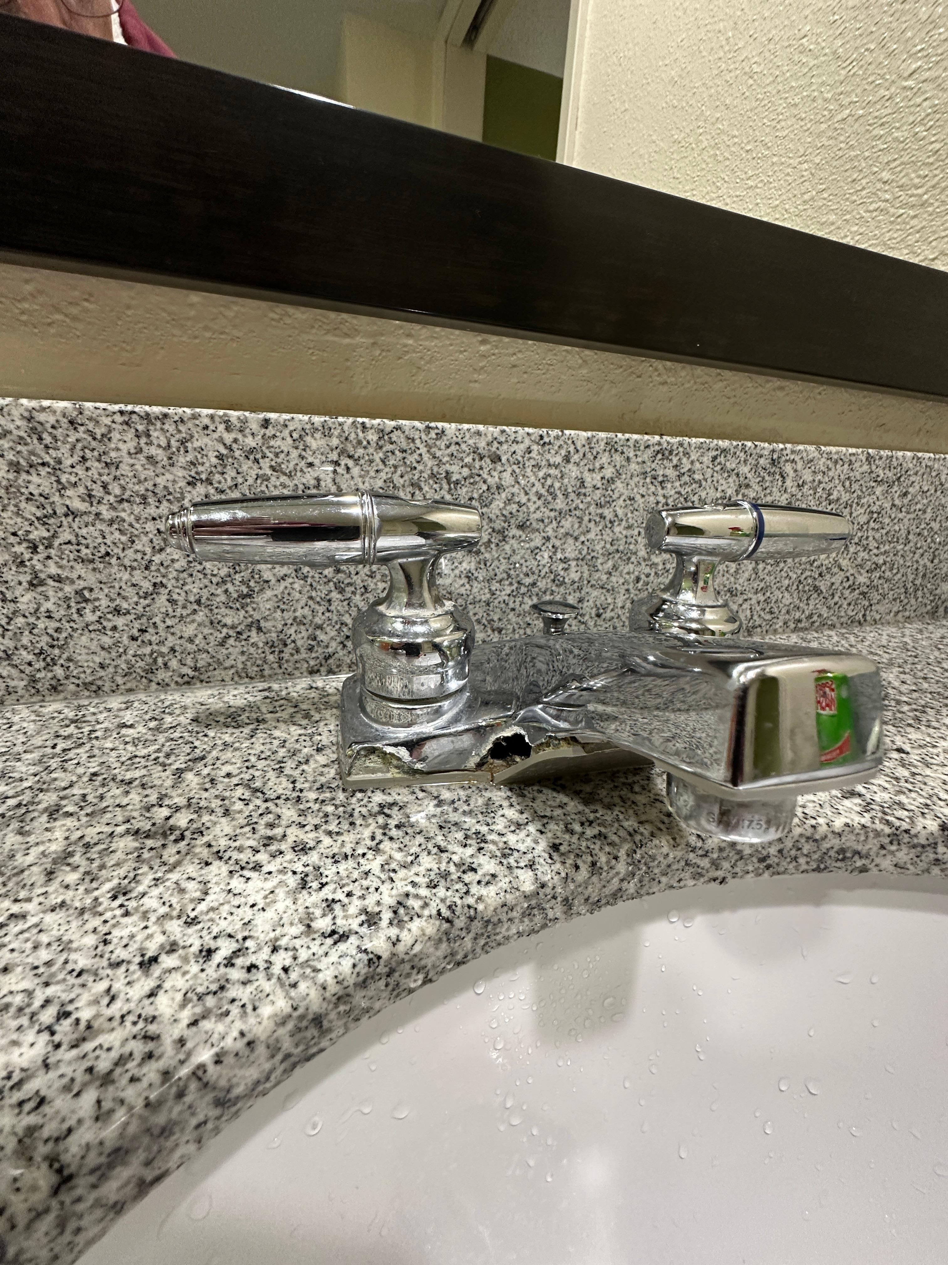 Corroded out Sink Faucet