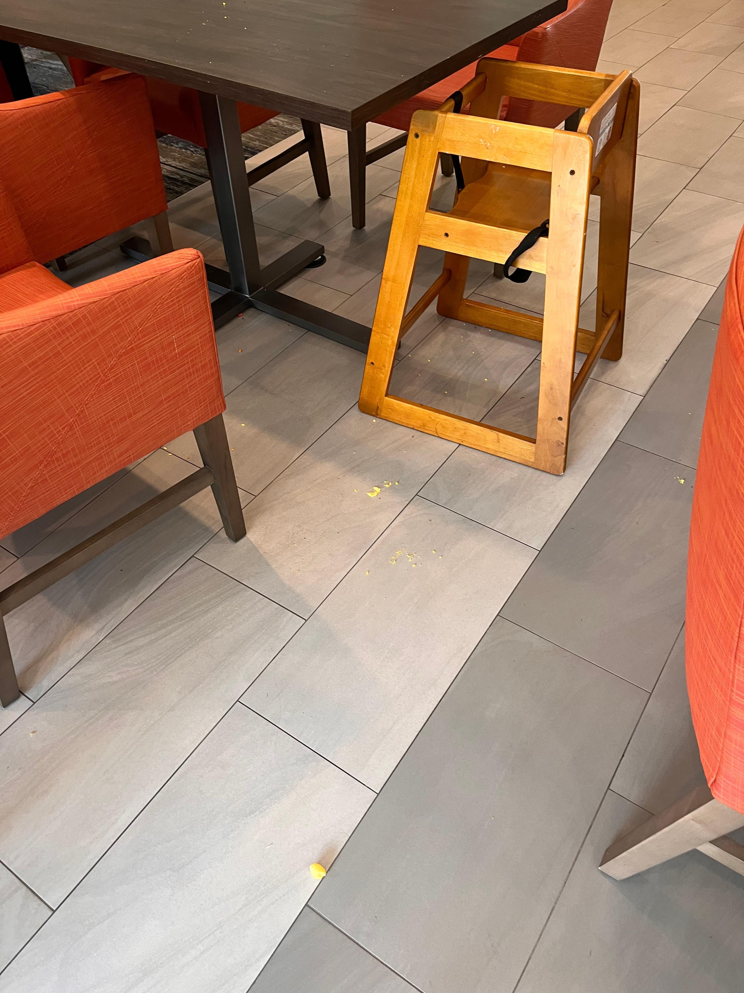 In the dining hall 