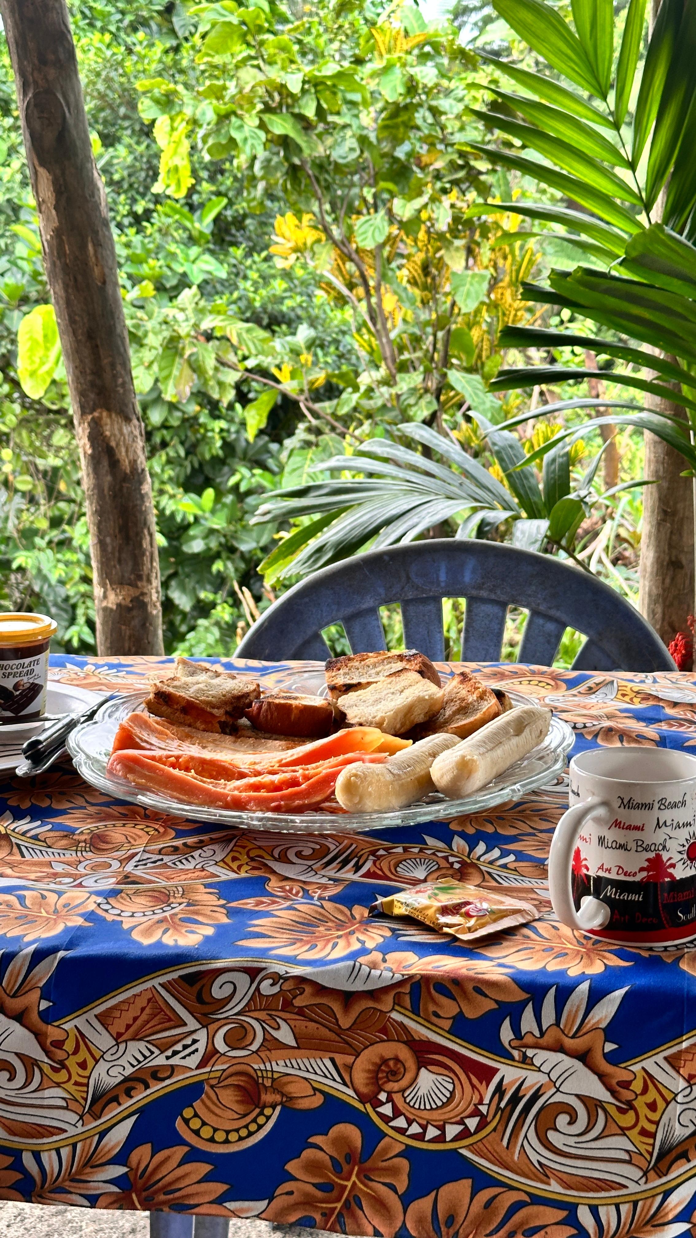 Breakfast table